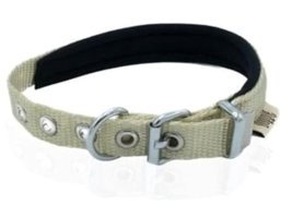 Doggie Konfor Ayarlanabilir Boyun Köpek Tasması 1.5 x 20 - 25 cm Haki