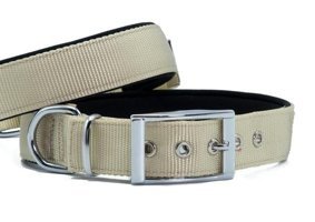 Doggie Elit Ayarlanabilir Boyun Köpek Tasması 3 x 47 x 55 cm Krem