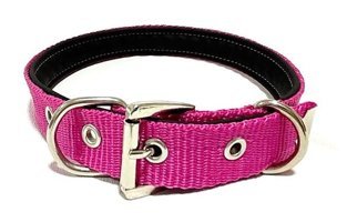 Ehlipet Ayarlanabilir Boyun Köpek Tasması 50 - 35 cm Pembe