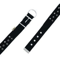 Doggie Konfor Ayarlanabilir Boyun Köpek Tasması 4 x 47 - 55 cm Siyah