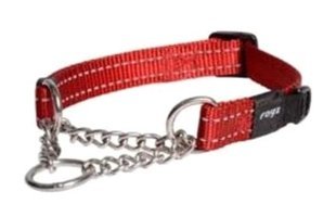 Rogz Utility Control Ayarlanabilir Boyun Zincir Köpek Tasması L Kırmızı