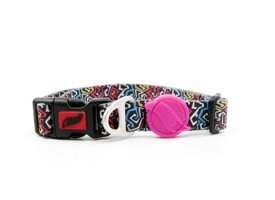 Tailpetz Graffiti Ayarlanabilir Boyun Köpek Tasması 30 x 50 Siyah