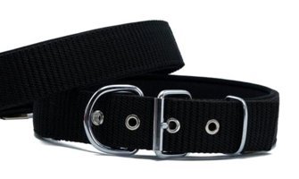 Doggie Elit Ayarlanabilir Boyun Köpek Tasması 4 x 52 - 60 cm Siyah
