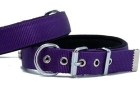 Doggie Konfor Ayarlanabilir Boyun Köpek Tasması 2 x 37 - 45 cm Mor