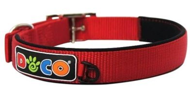 Doco Ayarlanabilir Boyun Köpek Tasması 3.8 x 50 - 65 cm Kırmızı