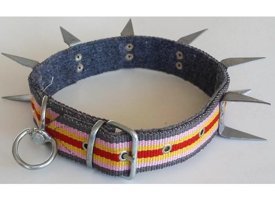 Le-Sar Ls-802 Ayarlanabilir Köpek Tasması 3.5 x 70 cm Çok Renkli