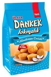 Ülker Dankek Lokmalık Hindistan Cevizli Kek 24x160 gr