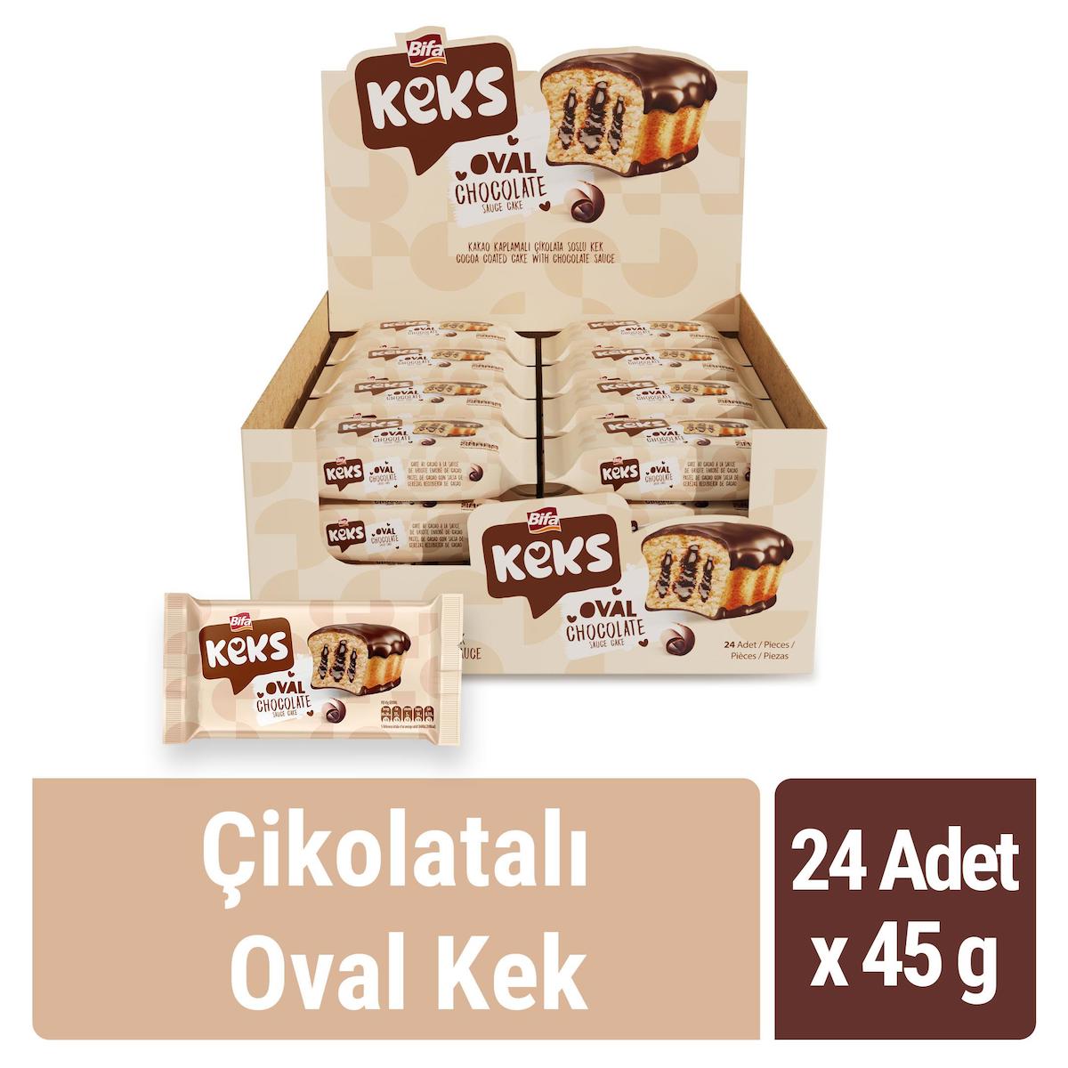 Bifa Oval Çikolatalı Kek 24x45 gr