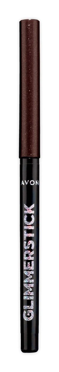 Avon Glimmerstick Asansörlü Parlak Simli Akmayan Kahverengi Göz Kalemi