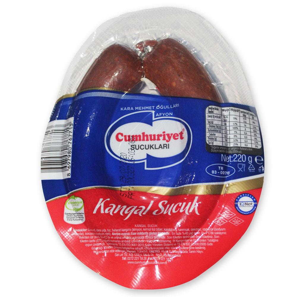 Cumhuriyet Fermente Kangal Dana Sucuk 220 gr