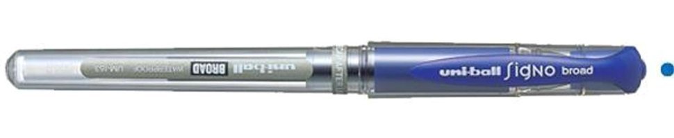 UniBall Signo Broad UM153 1.0 mm Mavi Tükenmez Kalem