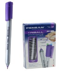 Pensan Triball Tek Renk 1.0 mm İğne Uçlu 12'li Tükenmez Kalem