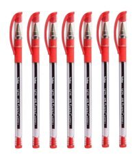 FaberCastell 1425 0.7 mm İğne Uçlu Kırmızı 7'li Tükenmez Kalem