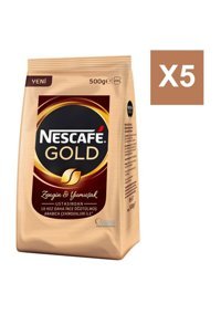 Nescafe Gold Paket Granül Kahve 5x500 gr