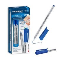 Pensan Triball 1.0 mm İğne Uçlu Mavi 12'li Tükenmez Kalem