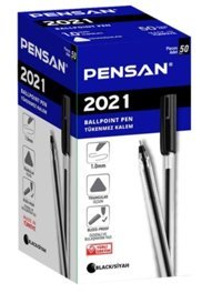 Pensan 1.0 mm Siyah 50'li Tükenmez Kalem