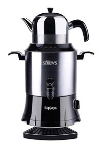 Stilevs 1250 W Çelik Elektrikli Semaver İnox