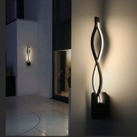 Voxlamp Lighting Bract Tekli Alüminyum Led Aplik Siyah