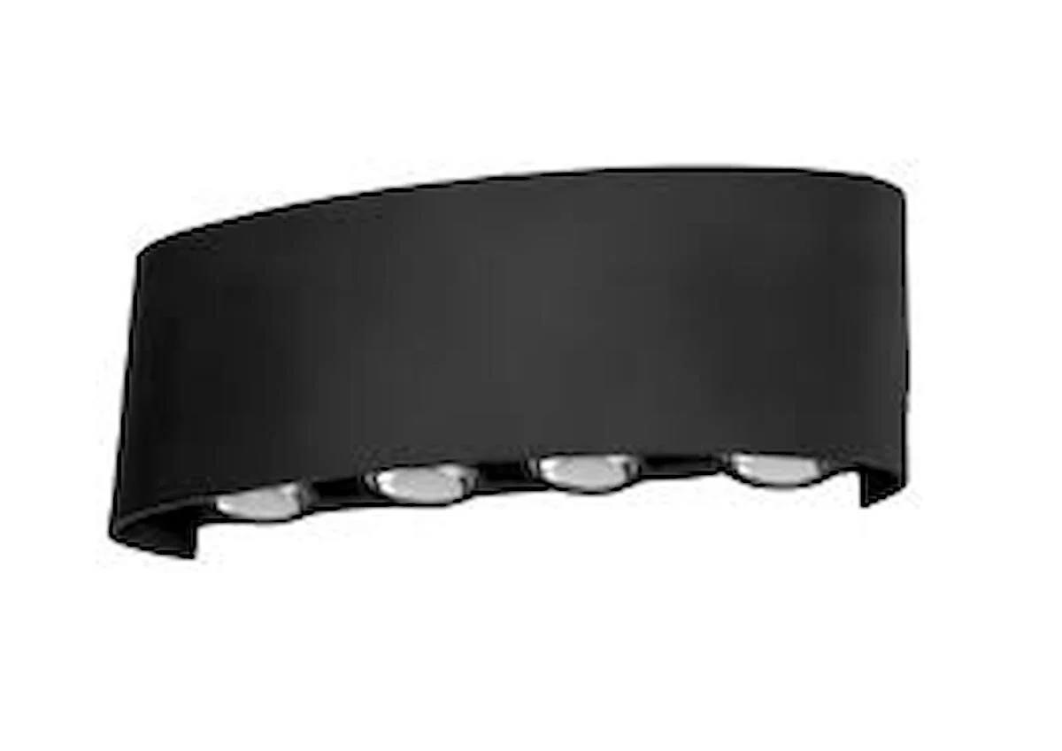 Cata Ct-8013 4'lü Plastik Led Aplik Siyah