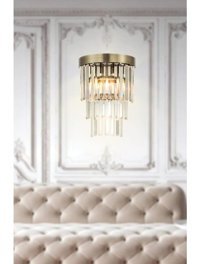 Avizemoda Desina Metal Led Aplik Beyaz