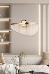 Apliqa Robert 6'lı Metal Led Aplik Altın