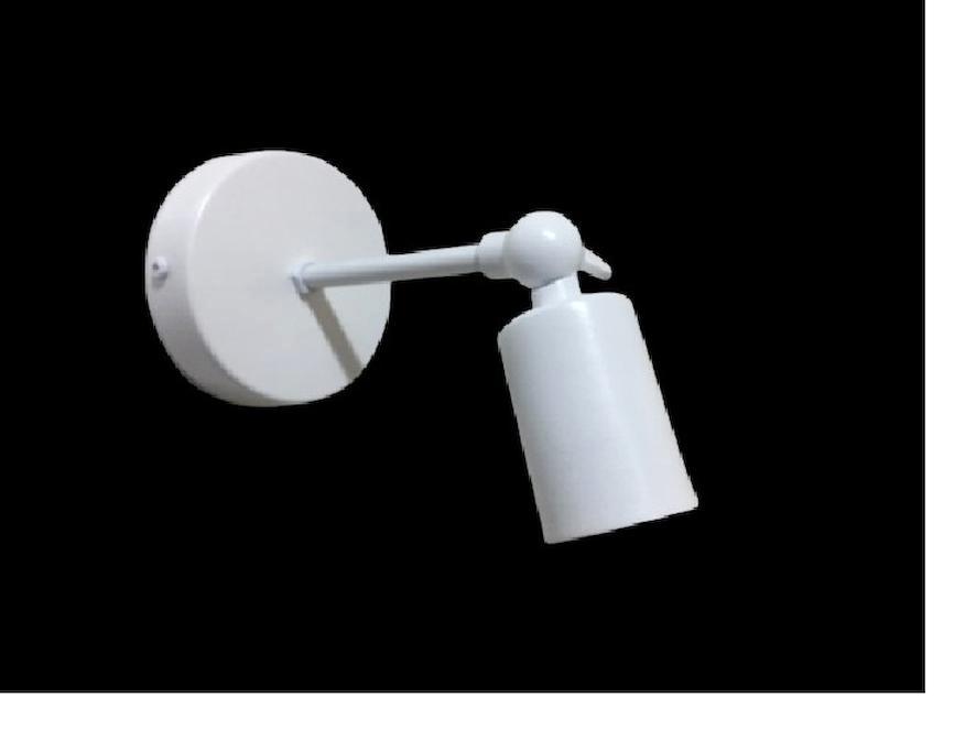 Riolight Rustik Tekli Metal Aplik Beyaz