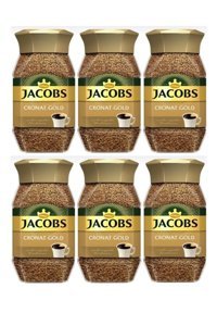Jacobs Cronat Gold Kavanoz Granül Kahve 6x100 gr