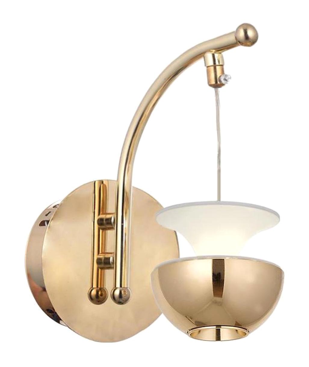 Eray Aydınlatma 2023-1 Tekli Metal Led Aplik Altın