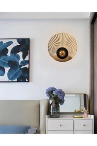 Özcan Aydınlatma 2721-3 Tekli Metal Led Aplik Kahverengi