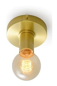 Riolight Rustik Tekli Metal Led Aplik Altın