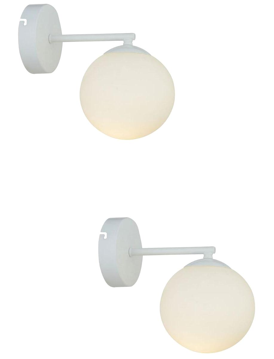 Apliqa Elvin 2'li Metal Led Aplik Beyaz