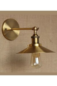 Mylights Modern Tekli Metal Aplik Sarı
