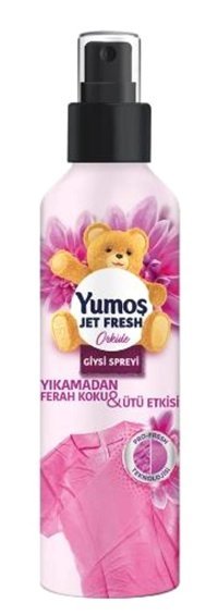 Yumoş Jet Fresh Orkide Kokulu Sprey Çamaşır Parfümü 6x200 ml