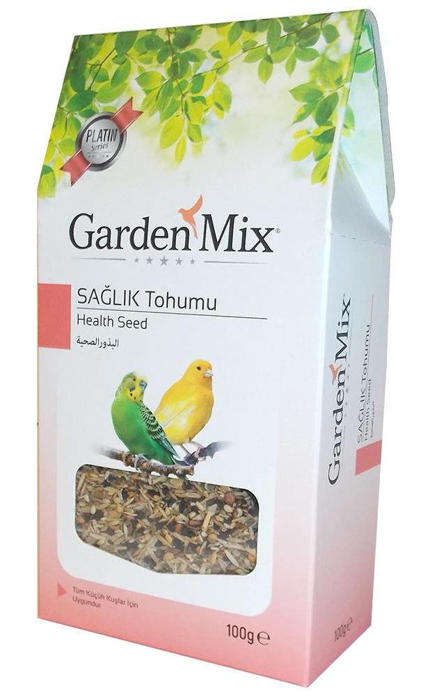 Garden Mix Sağlık Tohumu Muhabbet Kuşu Kabuklu Karışık Vitaminli Yetişkin Kuş Yemi 100 gr