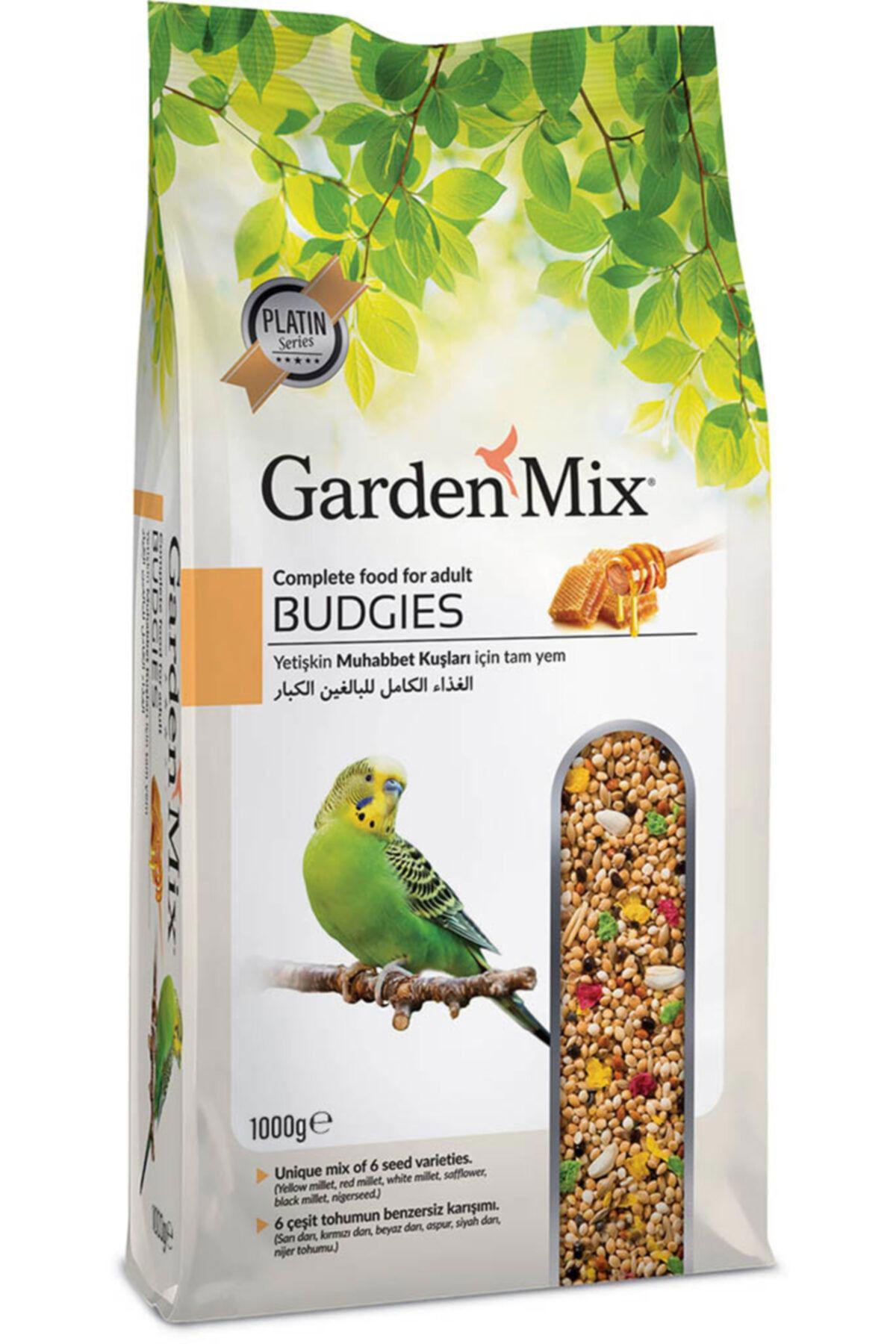 Garden Mix Platin Muhabbet Kuşu Kabuklu Ballı Vitaminli Yetişkin Kuş Yemi 10x1 kg