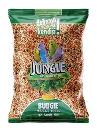 Jungle Budgie Kabuklu Sade Vitaminli Yetişkin Kuş Yemi 12x1 kg