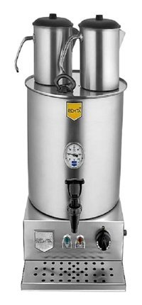 Remta DE21 2200 W Paslanmaz Çelik Çift Demlikli Elektrikli Semaver İnox
