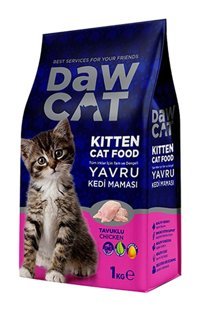 Daw Cat Tavuklu Yavru Kuru Kedi Maması 1 kg