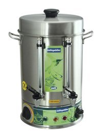 Öztiryakiler 2500 W Çelik Tek Demlikli 250 Bardak Çift Musluklu Çelik Elektrikli Semaver İnox