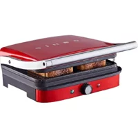 Sinbo SSM-2571 Carmen Teflon 2000 W Kırmızı Tost Makinesi
