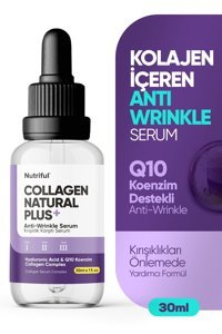 Nutriful Collagen Natural Plus Anti-wrinkle Yaşlanma Kırışıklık Karşıtı Jel Yüz Serumu 30 ml