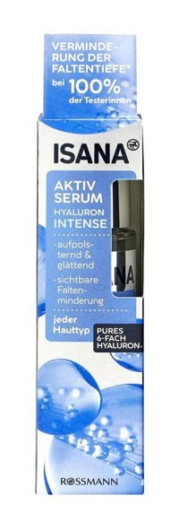 Isana Aktiv Hyaluron Intense Yüz Dolgunlaştıran Canlandırıcı Kırışıklık Karşıtı Jel Yüz Serumu 30 ml