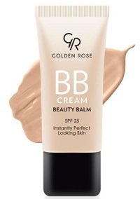 Golden Rose Beauty Balm Kuru Ciltler İçin Sivilce Yapmayan Işıltılı BB Krem Orta Ton