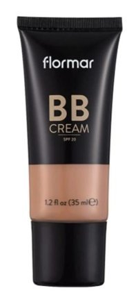 Flormar Doğal Bitişli Karma Ciltler İçin Su Bazlı Sivilce Yapmayan Işıltılı BB Krem Açık-Orta Ton