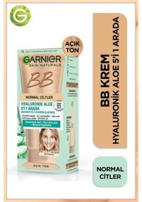 Garnier Normal Ciltler İçin Su Bazlı Sivilce Yapmayan Işıltılı BB Krem Açık Ton