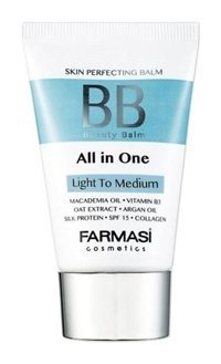 Farmasi All in One Karma ve Yağlı Ciltler İçin Sivilce Yapmayan BB Krem Açık-Orta Ton