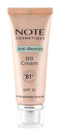 Note Anti-blemish Yağlı Ciltler İçin Sivilce Yapmayan BB Krem Açık Ton