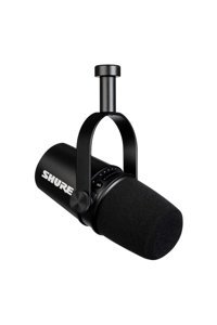 Shure MV7 Dinamik XLR Kablolu Yayıncı USB Masaüstü Mikrofonu Siyah