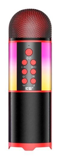 Soaiy MC12 Condenser AUX Kablosuz Bluetooth RGB Masaüstü Mikrofonu Çok Renkli
