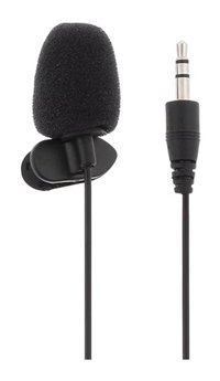 Hadron Kubite HD556 Condenser 3.5 mm Kablolu Yayıncı Yaka Mikrofonu Siyah